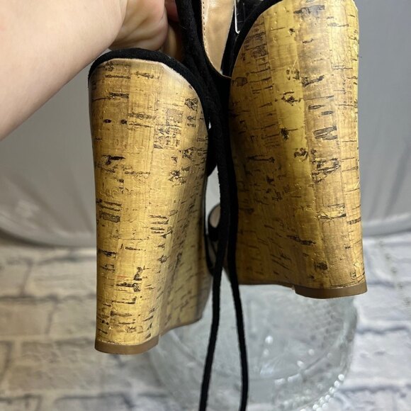 cork wedge shoes - Picture 5 of 12